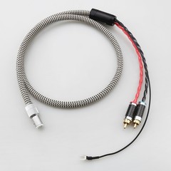 5 Pin DIN XLR Female to 2RCA Phono Cable Phono Line With Ground Wire RCA Cable