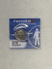 1 PACK RENATA 370 SR920W SILVER 1.55V EXP 5/2027 FRESH FREE SHIPPING USA