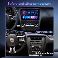 For 2010-2014 Ford Mustang 10.1″ Stereo CarPlay 2+32G GPS Navigator Radio WiFi