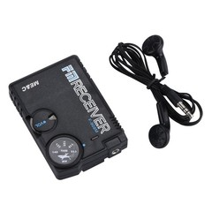 110-140MHZ Air Band Radio AM Receiver Aviation Band Receiver Black Airport