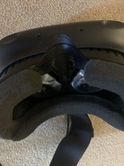FOR PARTS/SORT OF WORKS, HTC Vive VR Headset with Link Box