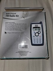 RadioShack Build-It-Yourself FM Radio Kit 28-289 w/ Headphone Jack Black/Silver