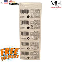 5X Sony SR621SW 364 AG1 SILVER OXIDE Coin WATCH BATTERY 1.55V EXP 2030