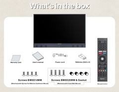 SYLVOX 43” Outdoor TV 4K Waterproof 1000nits Smart TV With 6 Powerful Speakers