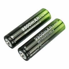 1~10x 3.7V 9900mAh Rechargeable Button top Li-ion Batteries High Capacity Lot US