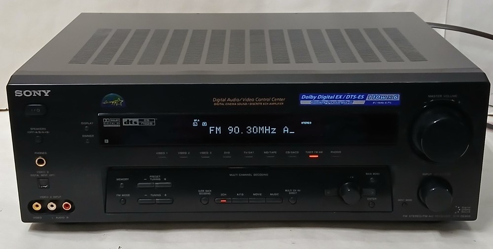 Sony FM Stereo 5.1 Receiver STR-DE895 Dolby Digital Audio Video 600 watts Nice