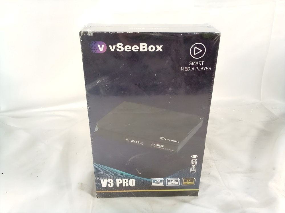vSeeBox V3 Pro 8K Android Smart Media Player 4GB RAM 64GB ROM WiFi 6 Bluetooth