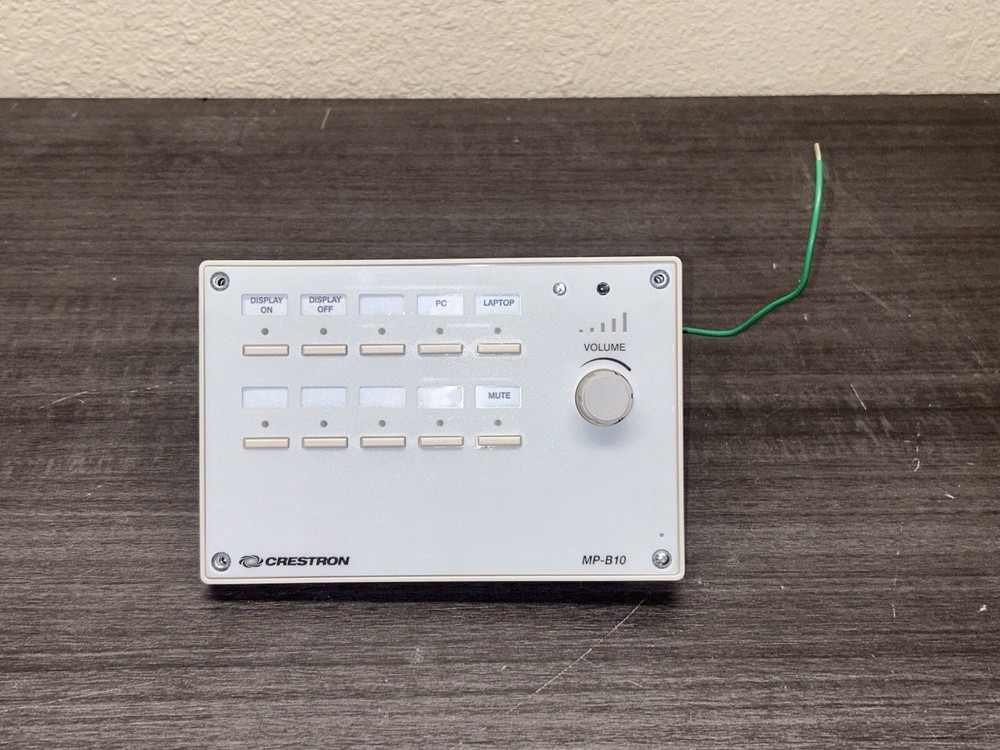 CRESTRON MP-B10-W Media Presentation Button Panel B10 – White #D714