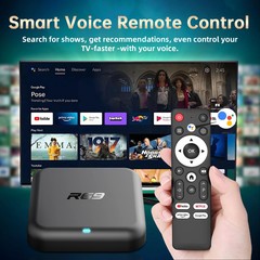Android 14.0 TV Box 8GB RAM 128GB ROM RK3518 4K WiFi 6 Bluetooth 5.0 Streaming