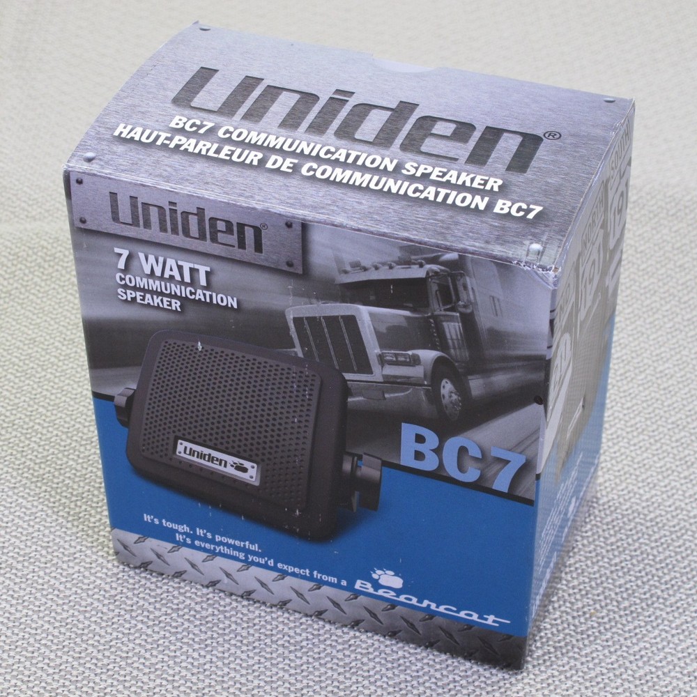 Uniden BC7 External Speaker NEW in the Box