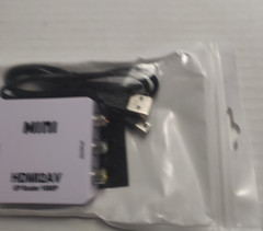 MINI HDMI2AV UP SCALER 1080P COMPOSITE ADAPTER