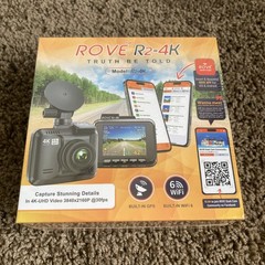 ROVE R2-4K Dash Cam Model R2-4K Detail 4K-UHD Video 3840x2160P New in Box