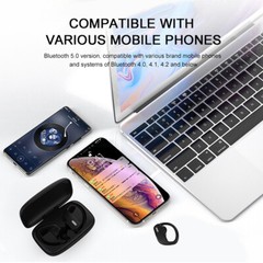 Ear Hook Bluetooth Headset 5.0 TWS Wireless Earphones Earbuds Headphones Stereo