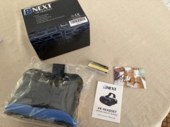 BNEXT Smartphone VR Headset Black/Blue 96° FOV Fits Up to 6.0in Manual