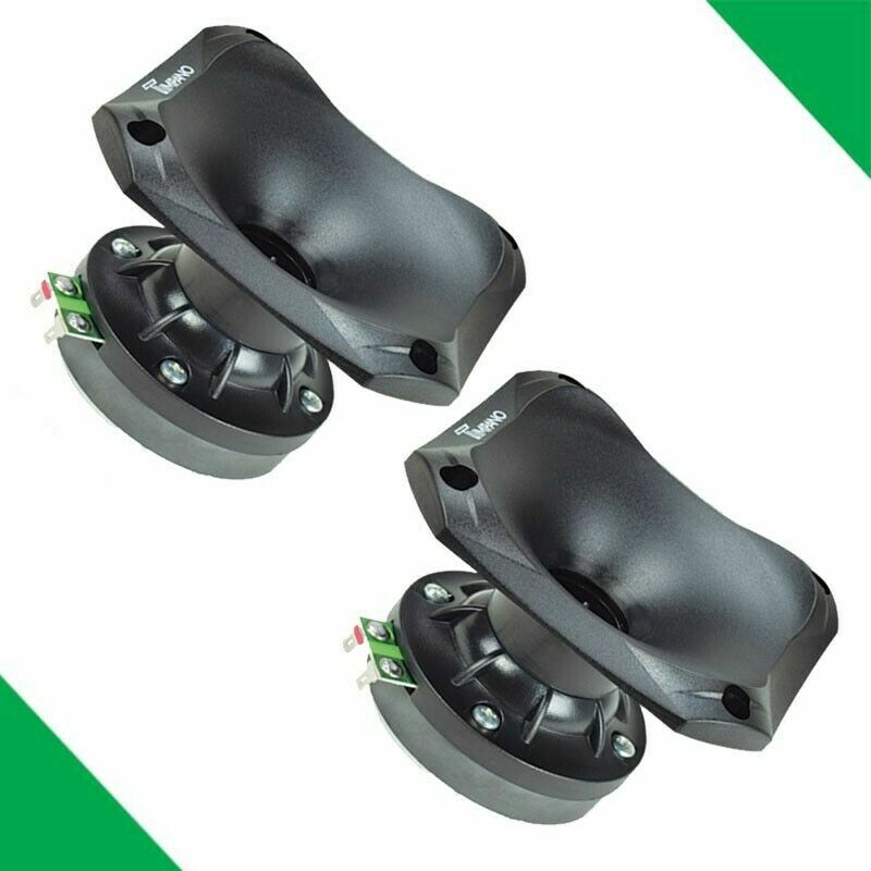 (2) TIMPANO TPT-DH175 SLIM 300W 8 OHM 1″ EXIT PHENOLIC DIAPHRAGM DRIVER + HORN