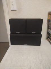 PIONEER Surround Sound Speakers 3 Pce Set 50w 16ohm S-CR4000-K. B
