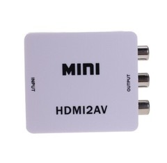 Wholesale Lot 100 x HDMI to AV RCA CVBS Adapter Converter Box HD 1080P HDMI2AV
