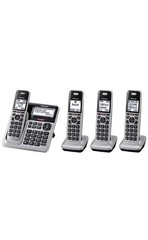 Panasonic KX-TG994SK DECT 6.0 Bluetooth 4-Handset Cordless Phone System (No Box)