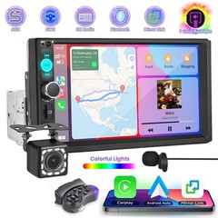 7″ Touch Screen Car Stereo Radio Bluetooth Apple Carplay Android Auto FM Player