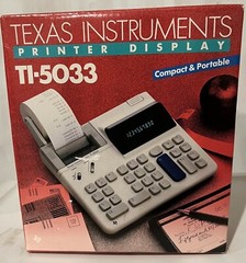 Texas Instruments TI-5033 Printer Display with Box