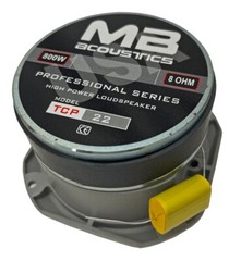 2x MB Acoustics replacement Beyma CP22 Titanium 4″ Bullet Tweeters, 1600W, 8Ω