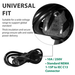 UL Listed AC DC 12V 5A Power Supply Adapter Transformer Charger LED Stripes CCTV