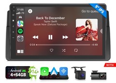 Eonon E46X7A Android 14 9″for BMW E46 330i 328i Car Radio Stereo CarPlay+CAM+DVR