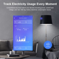 SONOFF WiFi Smart Plug,15A Timer Scedule Energy Monitoring APP Voice LAN Control