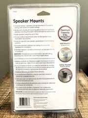 Speaker Mounts – Pair – Wall or Ceiling