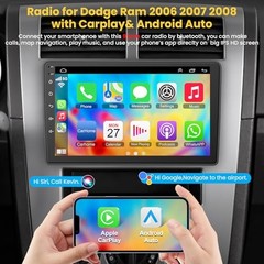 4GB RAM + 64GB ROM Android Car Radio for For Dodge Ram 1500/2500/3500 2006-2008