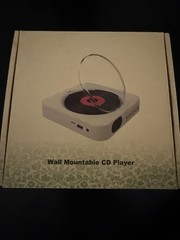 Wall Mountable CD Player White Portable CD Players Music Player Home Audio Boomb