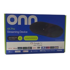 onn 4K Pro Streaming Device 2026 Model 4K UHD 32GB 3GB Ethernet Backlit Remote
