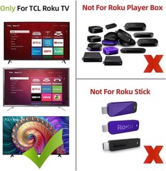 LOT New Replacement Remote for Roku TV TCL Sanyo Element Haier RCA Onn Philips