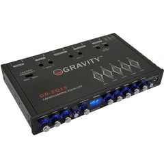 Gravity E3500.1D Warzone 3500W Car Amplifier + GR-EQ15 Equalizer + Wiring Kit