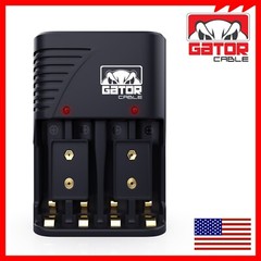 Universal Batteries Charger AA AAA 9V NiMH NiCD Rechargeable Batteries Plug-In
