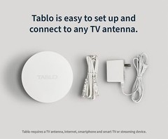 Tablo 4th Gen 2-Tuner OTA DVR – Record Broadcast TV, Free Streaming Channels, Wh