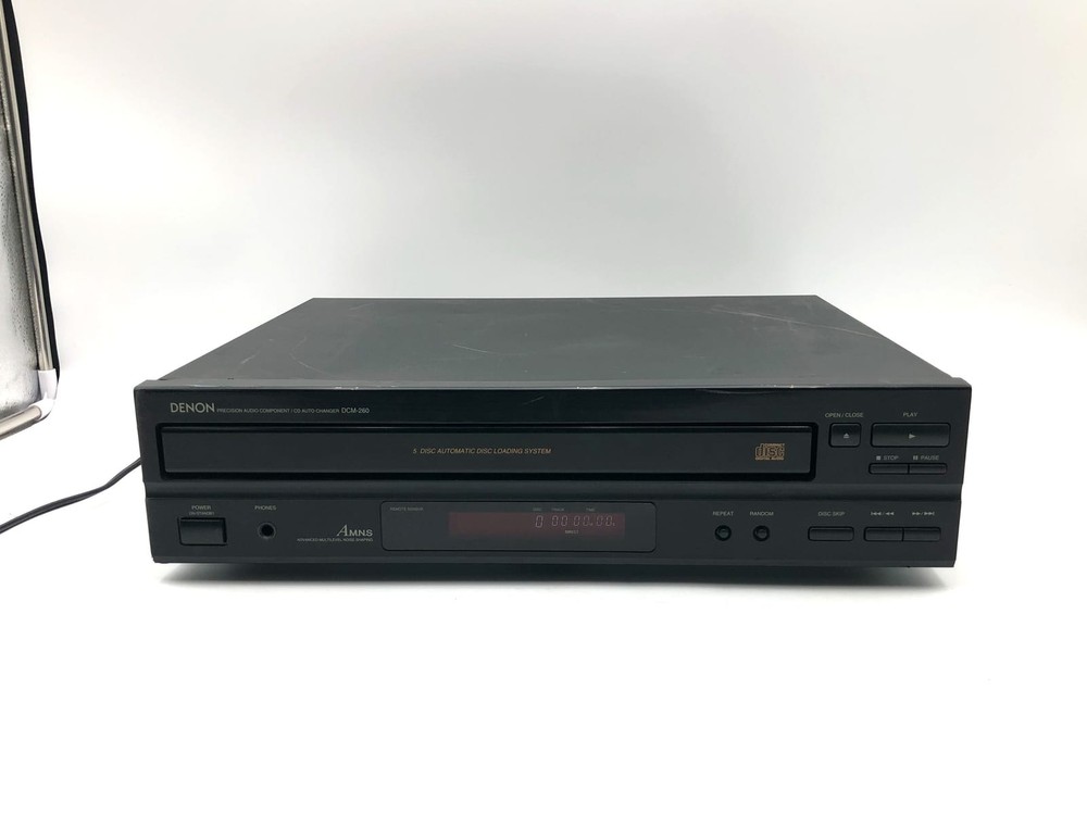 Denon SN: 7108433628. Device: Denon CD Auto Changer, DCM-260 CD Changer — Tested