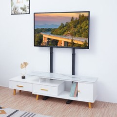 32 -100″ Large TV Floor Stand Base TV Mount Holder Bracket Living Room Bedroom