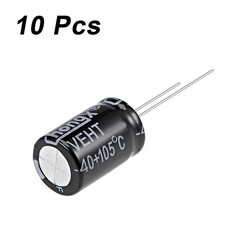 10Pcs 1000uF 35V Capacitor Aluminum Electrolytic Capacitors 105C High Temp