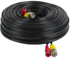 2-Pack 150 Feet Pre-Made All-In-One Siamese BNC Video and Power CCTV Security Ca