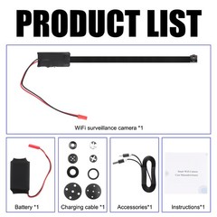 Full HD 1080P 4K Cam Wireless WiFi Security Mini Micro Pinhole Screw DIY Cam DVR