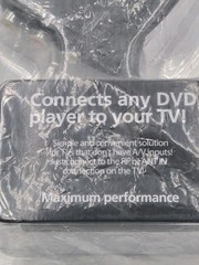 RCA Compact RF Modulator Allows DVD Player Or Gaming Consoles To Connect To TV