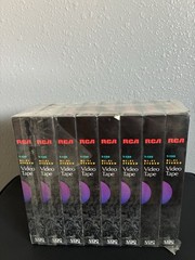 RCA T-120 Hi-Fi Stereo Up To 6 Hour Video Tapes Pack Of 8