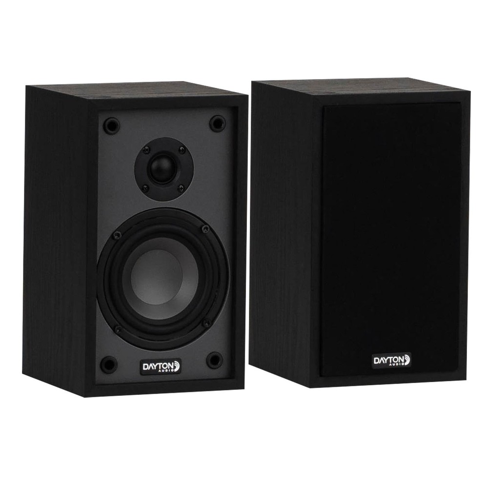 Classic B40 Bookshelf Speakers, 4″ Woofer & 1″ Tweeter, Passive 2-Way Design,…