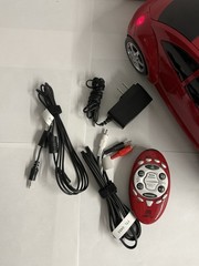Sharper Image VW Beetle CD Player Radio Tested Working Alarm Clock Red Car GT113