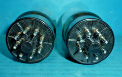 2 RCA 6LJ6A/6LH6A Tubes Grey Plates Halo Getters Tested