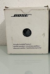 Bose Virtually Invisible Series II Satellite Speaker Black. NEW in Box