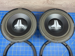 Old School Pair JL Audio VRC 8W0-4 Speakers 8″ Subwoofers USA 4 ohm NICE