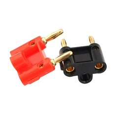 10PCS Dual Banana Plugs 4mm Gold Speaker Connector for Amp Safe Reliable