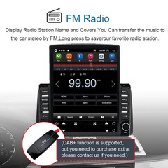 for Toyota Sienna Radio Upgrade 2004 2005 2006 4GB RAM+64GB ROM-XJG, Black
